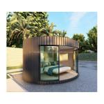 Wooden House with Steel Structure for Carports and Hotels EU Luxury Round