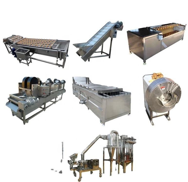 Automatic Ginger Garlic Powder Making Machine Dehydration