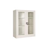 Modern Industrial H900mm Glass Door Filing Cabinet Fitting File Storage Cabinet