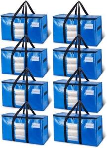 Wholesale TAILI Extra Large Moving Bags, 4 Pack Heavy Duty Totes For Storage with Visible Window, Wrap Around Handles, Storage Bag from china suppliers