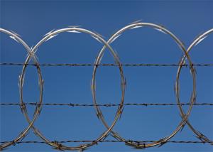 Wholesale BT022 CBT60 CBT65 Galvanized Concertina Razor Wire Cross Razor Or Single Razor from china suppliers