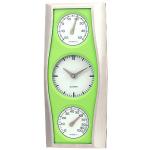Wall Barometer Indoor Outdoor Thermometer Hanging Home / Office Metal Material