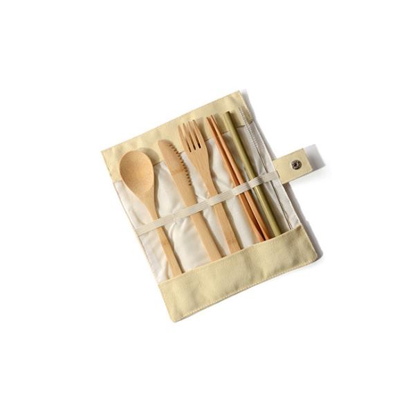 Reusable Bamboo Dinnerware Set Eco-Friendly Biodegradable Dinnerware Set