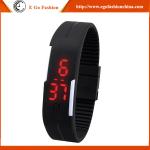 Black Red Orange Watch Quartz Analog Watch Unisex Boys Girls Kids Watch Slap LED