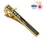 Men Custom Tie Clips , Metal Tie Clip Gold Plated Blank Cufflinks For Business
