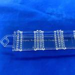 Customized Transparent Semiconductor Photovoltaic Fused Silica Boat Quartz Glass