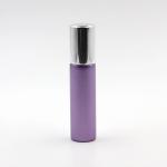 Metal Ball Roll On Perfume Bottles , Shiny Purple Aromatherapy Roller Ball