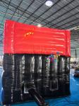 6.7x3.7m Custom PVC Outdoor Inflatable Fun City Cartoon Theme Bouncer Jumping
