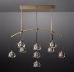 Antique Gold Ceiling Light Chandelier For Living Room / Dining Room / Bedroom