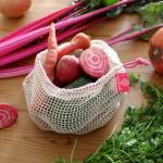 100% GOTS Natural Drawstring Organic Cotton Storage Bag