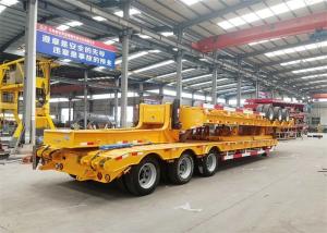 Wholesale 3 Axles 60T Gooseneck Low Bed Semi Trailer from china suppliers