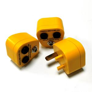 Wholesale ABS Snap Grounding ESD UK US EU Industrial Plug Yellow Color from china suppliers