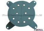 Grey Fiber Storage Tray And Winding Wheel With Two Ears For Fiber Termination
