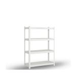 KD Structure White Metal Unit Powder Coated Fireproof Metal Storage Rack