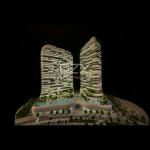 1：100 SAAS Tower Apartment Model 3D Printing Interior Decoration Physical Model