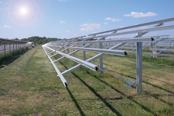 Aluminum Panel Structure Waterproof Mount Rail Mounting Solar Carport With Solar