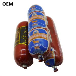 Wholesale Unscented Food Grade Sausage Plastic Casings Custom Flexography Printing Logo Color Casings from china suppliers