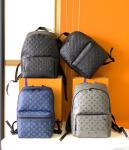 Louis Vuitton Racer Designer Brand Backpack Monogram Shadow Calf Leather for Man