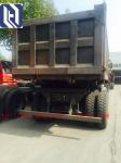 25T 336hp 371hp HOWO Dump Truck 6 X 4 10 Wheel Red Color Steering ZF8118