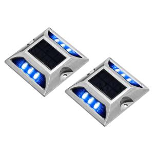 Wholesale Driveway Bright Aluminum Solar Road Studs with Flashing Lights and Working Time ≥100h from china suppliers