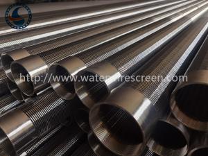 Wholesale Grade 304 Stainless Steel V Shaped 219mm Wedge Wire Screen Pipe All Welded from china suppliers