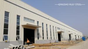 Wholesale Painted Industrial Prefab / Pre-Engineered Steel Structure Building Light Steel Thermal Insulation Workshop from china suppliers