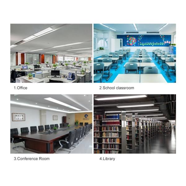 SMD2835 3000 LED Tri Proof Light For Warehouse Mall IP Rating 65 Outside Indise