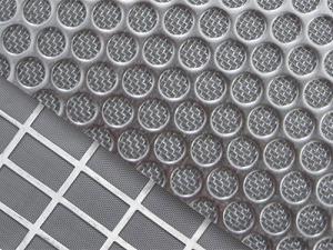 Wholesale Punching Plate Sintered Stainless Steel Wire Mesh 1um High Mechanical Strength from china suppliers