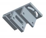 Aluminum Ingot Removable Repeat Assembly Support / Outdoor Bracket