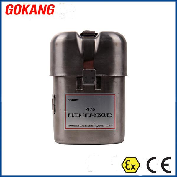 ZL60 Mining Filter Self-rescuer, self-rescue breathing apparatus, light weight