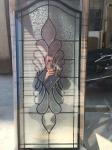 Antique Stained Decorative Leaded Glass Patina Caming With Glue Chip Beveled