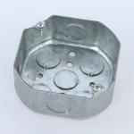 1.50mm Thickness Octagon Steel Conduit Box 1/2" 3/4" Pre Gal UL Listed