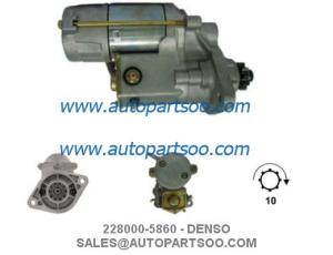 Wholesale 228000-5860 - DENSO Starter Motor 12V 2KW 10T MOTORES DE ARRANQUE from china suppliers