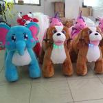 Hansel indoor playground battery operated animal stuffed rides