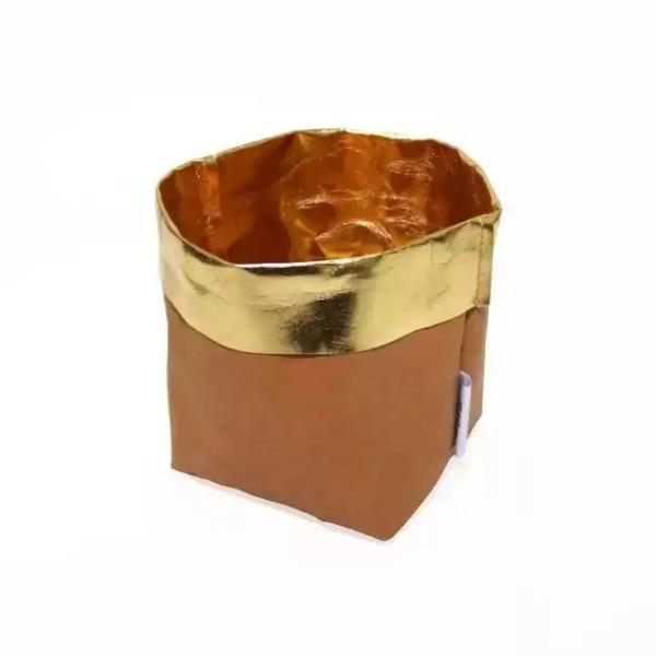 Custom Reusable Recycling Paper Bag Seedling Pots 0.55mm Washable Paper Bag For