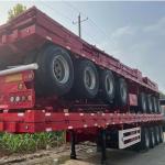 Xianmang Group 3 And 4 Axles 20ft 40ft Container Flat Bed Flatbed Semi Trailers