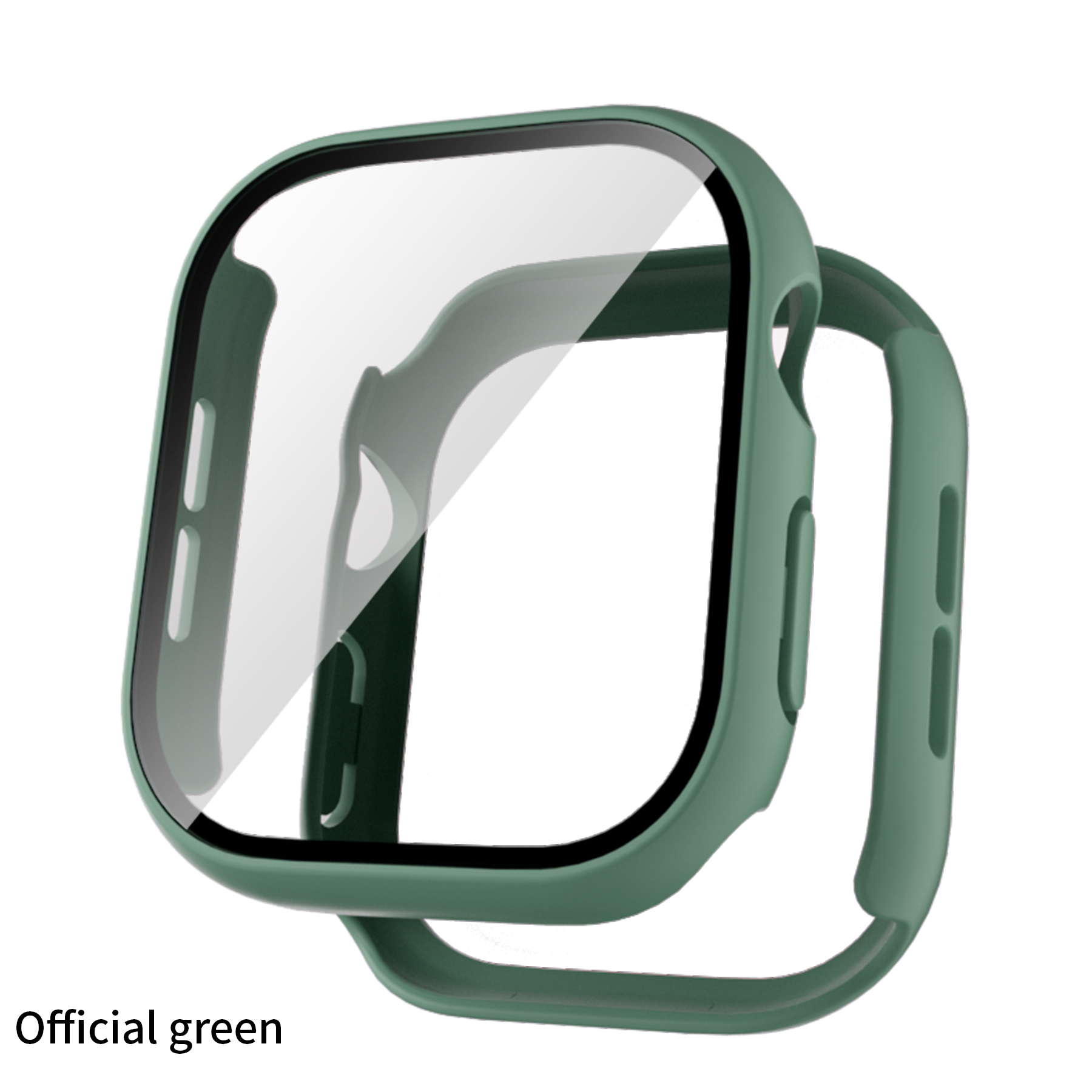 Eraysun Oil-sprayed Shell Film Integrated Watch Cover Case for Apple Watch Series10 42mm 46mm Protector Snartwatch Case