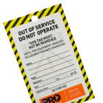 Customized Logo Plastic Safety Tag for Custom Design and Sale of Products