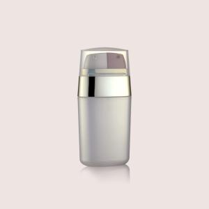 Wholesale Dual Chamber Plastic Airless Pump Bottles With Two Piece Actuator 15ML / 30ML GR103B from china suppliers