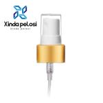 UV Technology Golden Perfume Pump Sprayer Closure Fine Mist Sprayer Half Cover