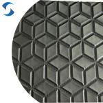 Stain Resistant Durable Artificial Leather Fabric For Mat 3D Emboss Pattern