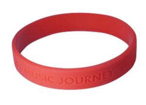 Wholesale Promotional Wristband Custom Silicone Bracelets No - Ink Filled Nickel Free from china suppliers