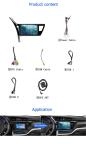 Android 12 4+32G Touch Screen Car Radio GPS WIFI Car DVD Player For Toyota