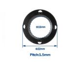 Bicycle 7075 Hign Strength Aluminum Alloy Thru Axle Screw Nut 15mm