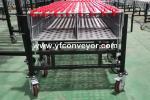 Expandable Flexible Gravity Wheel Conveyor Machine