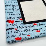 Custom Sublimation Lovers Linen Pillow Case For Sublimation Heat Transfer Photo