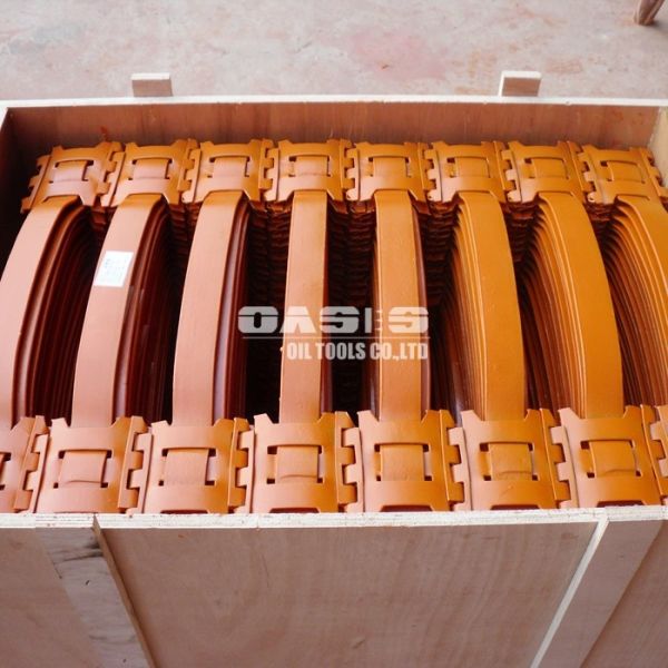 Oil Well Casing Single Piece Centralizer With Spiral / Straight Blade
