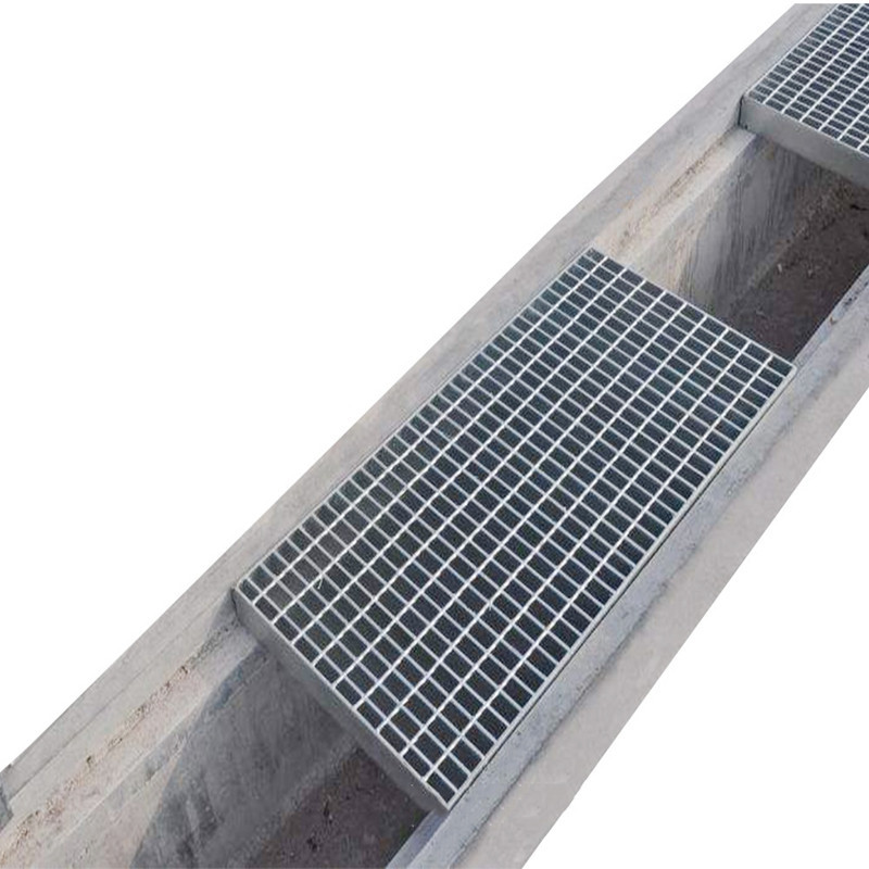 Hot Dip Galvanized Trench Drain Grate Carbon Steel Bar