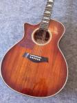 Custom Wholesales KOA body acoustic guitar KOA electric acoustic guitar Free