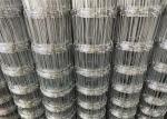 1.8m 2.5mm Galvanized Woven Steel Wire Field Hinge Joint Knot Fence For Cattle